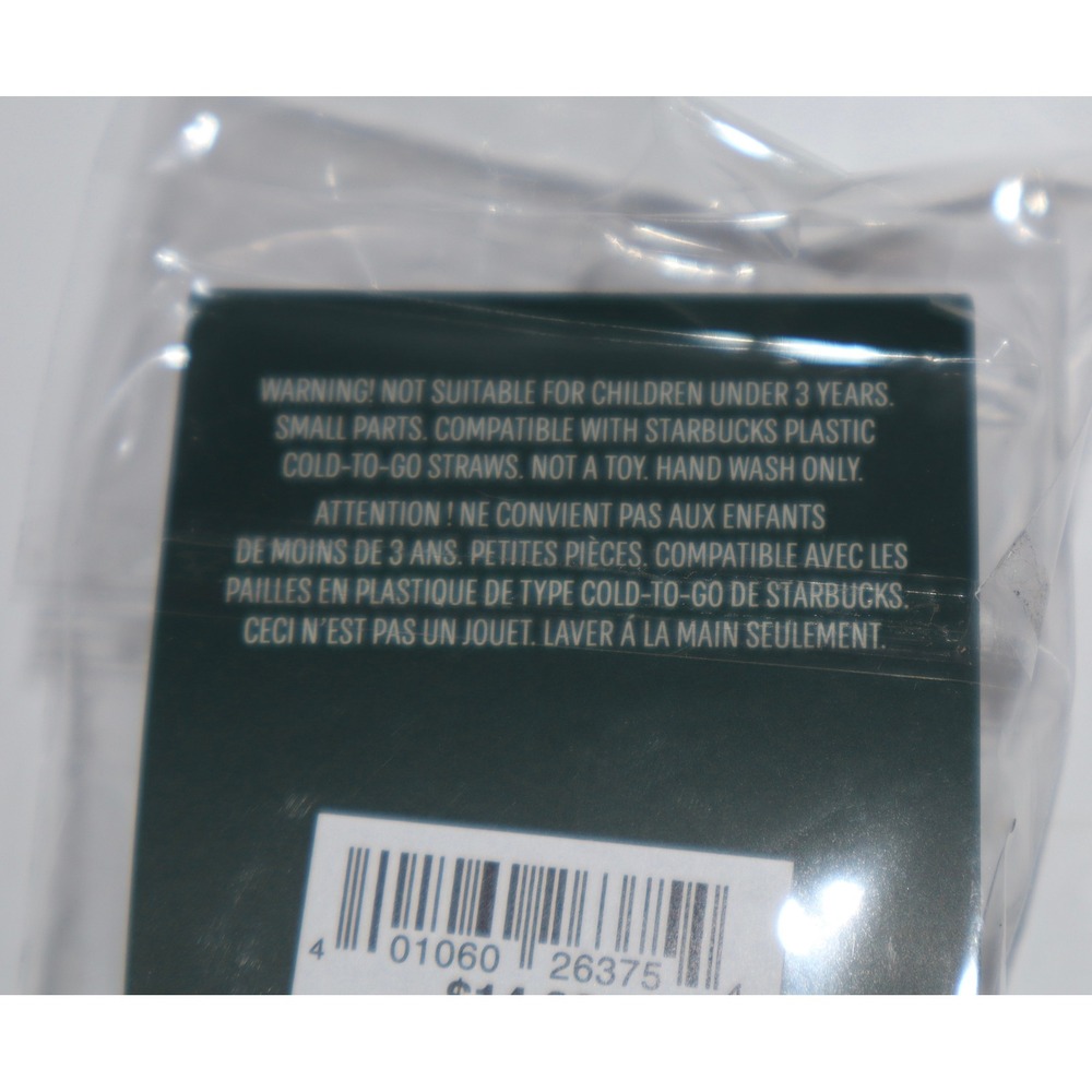 Starbucks Disney Parks Mickey Mouse Silicone Straw Topper Coffee Cup Cream Brown - Picture 6 of 9